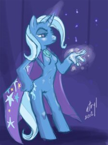 Rating: Explicit Score: 0 Tags: 2012 anthro anthrofied atryl breasts cape clothing cutie_mark digital_media_(artwork) e621 equid equine female friendship_is_magic genitals hasbro horn magic mammal my_little_pony mythological_creature mythological_equine mythology nude solo tail trixie_(mlp) unicorn vulva User: bunchy7s