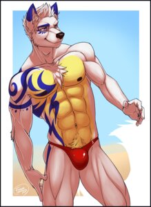 Rating: Questionable Score: 0 Tags: 2014 abs anthro athletic biceps biped black_nipples black_nose blue_eyes bulge canid canine canis chest_tuft clothed clothing e621 fahleir feralise fur grin hair hi_res male mammal muscular muscular_anthro nipples pecs pose smile solo speedo standing swimwear tattoo topless tuft ulric_arnoux white_body white_fur white_hair wolf yellow_body yellow_fur User: bunchy7s Rating: Questionable Score: 0 Tags: 2014 abs anthro athletic biceps biped black_nipples black_nose blue_eyes bulge canid canine canis chest_tuft clothed clothing e621 fahleir feralise fur grin hair hi_res male mammal muscular muscular_anthro nipples pecs pose smile solo speedo standing swimwear tattoo topless tuft ulric_arnoux white_body white_fur white_hair wolf yellow_body yellow_fur User: bunchy7s