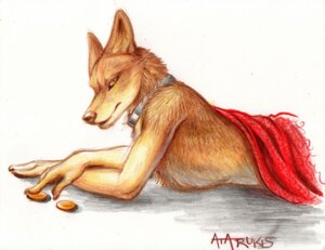 Rating: Safe Score: 0 Tags: amon_(rukis) anthro biped canid canine canis claws clothed clothing coin collar e621 jackal looking_at_viewer lying male mammal metal_collar on_front rukis simple_background solo topless User: bunchy7s