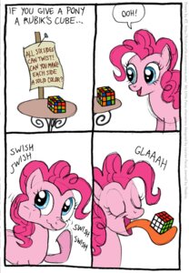 Rating: Safe Score: 0 Tags: 2011 comic e621 earth_pony english_text equid equine female feral friendship_is_magic fur hair hasbro horse iygaparc kinkyturtle mammal my_little_pony pink_body pink_fur pink_hair pinkie_pie_(mlp) pony rubik's_cube simple_background solo text tongue white_background User: bunchy7s