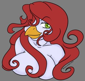Rating: Questionable Score: 0 Tags: alpha_channel avian beak bird chicken clothed clothing e621 female galliform missysshadow phasianid smile solo topless User: bunchy7s