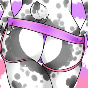 Rating: Questionable Score: 0 Tags: 1:1 butt close-up clothing e621 jazminbunni jockstrap lagomorph leporid lovelesskiax low_res male mammal panties pink_clothing rabbit solo spots thong underwear User: bunchy7s