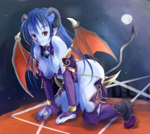 Rating: Questionable Score: 0 Tags: astaroth blue_body blue_hair blue_skin bracelet breasts clothing demon digital_media_(artwork) e621 female full-length_portrait hair horn humanoid humanoid_pointy_ears jewelry kneeling legwear looking_at_viewer membrane_(anatomy) membranous_wings moon night occult_symbol pentagram pointy_ears portrait pupils ring shinrabanshou slit_pupils smile solo spade_tail spikes symbol tail thigh_highs unknown_artist wings User: bunchy7s