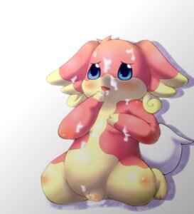 Rating: Explicit Score: 0 Tags: audino big_eyes blue_eyes blush bodily_fluids breasts cum cum_covered cum_in_vagina cum_inside cum_string e621 excessive_cum excessive_genital_fluids female generation_5_pokemon genital_fluids genitals hand_on_chest head_tuft kneeling messy nintendo okunawa pokemon pokemon_(species) simple_background small_breasts solo tuft vulva white_background User: bunchy7s