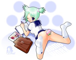 Rating: Explicit Score: 0 Tags: anal_insertion anus ass bag blue_eyes blush book bookbag copyright_request female footwear green_hair polo pussy rule34 school_uniform short_hair signature socks spread_legs tied_hair twintails uncensored wink User: bunchy7s
