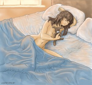 Rating: Questionable Score: 0 Tags: arms_behind arms_up bed breasts brown_hair closed_eyes completely_nude covering covering_breasts dead_or_alive female female_only hitomi_(doa) human nude nude_cover rule34 sheets sleeping solo stuffed_animal stuffed_toy tecmo User: bunchy7s