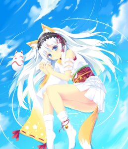 Rating: Safe Score: 0 Tags: animal_humanoid asian_clothing bell blue_eyes blush canid canine clothing cloud e621 east_asian_clothing female hair headdress hi_res humanoid japanese_clothing kimono long_hair looking_at_viewer lying mammal mask nibiiro_shizuka obi on_side outside reflection sky skyscape solo tail water water_ripple white_hair User: bunchy7s