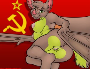 Rating: Explicit Score: 0 Tags: anthro anus bat big_breasts breasts butt communism e621 fangs female flag genitals hammer_and_sickle inviting looking_at_viewer mammal membrane_(anatomy) membranous_wings nipples nude outlandish_studios pinup politics pose presenting presenting_hindquarters realistic_wings russia russian seductive solo soviet_flag soviet_union teeth vulva wings User: bunchy7s