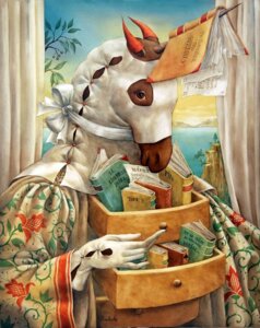 Rating: Safe Score: 0 Tags: 2008 agnes_boulloche ambiguous_gender anthro book cliff clothing detailed detailed_background drawer e621 equid equine formal_art french_text gloves handwear horizon horse mammal mask plant realistic robe solo sunset text translated tree water wood User: bunchy7s