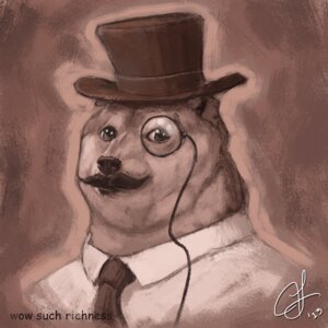Rating: Safe Score: 0 Tags: 1:1 2013 accessory anthro black_nose canid canine canis classy clothing doge dogelore domestic_dog e621 english_text eyewear facial_hair fluffy hammn hat headgear headwear looking_at_viewer male mammal meme monocle mustache necktie shiba_inu shirt signature solo spitz text top_hat topwear what User: bunchy7s