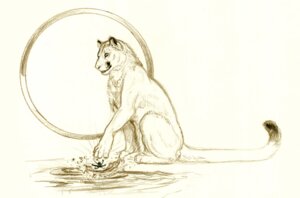 Rating: Safe Score: 0 Tags: amber_hill ambiguous_gender atom cougar e621 felid feline feral mammal monochrome physics science sepia sketch solo splash tail water User: bunchy7s