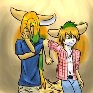 Rating: Safe Score: 0 Tags: 1:1 anthro arron blonde_hair bottomwear breasts camelia canid canine clothed clothing denim denim_bottomwear denim_clothing duo e621 female fennec_fox fox gradient_background green_eyes green_hair hair jeans long_hair madadh_ruadh male mammal open_clothing open_shirt open_topwear pants shirt simple_background small_breasts standing tail topwear true_fox User: bunchy7s Rating: Safe Score: 0 Tags: 1:1 anthro arron blonde_hair bottomwear breasts camelia canid canine clothed clothing denim denim_bottomwear denim_clothing duo e621 female fennec_fox fox gradient_background green_eyes green_hair hair jeans long_hair madadh_ruadh male mammal open_clothing open_shirt open_topwear pants shirt simple_background small_breasts standing tail topwear true_fox User: bunchy7s