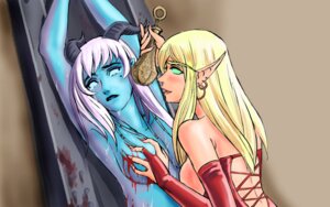 Rating: Explicit Score: 0 Tags: 16:10 5_fingers arms_above_head armwear back_groove blizzard_entertainment blonde_hair blood blood_elf blue_body blue_eyes bodily_fluids bound breast_grab breasts clawing clothing corset crying dominant dominant_female dominatrix draenei duo e621 ear_piercing elbow_gloves elf female female/female fingers gloves glowing glowing_eyes green_eyes hair hand_on_breast handwear horn humanoid humanoid_pointy_ears leather lingerie masochism mistress no_sclera not_furry nude pear_of_anguish piercing pointy_ears sadism scratching side_boob submissive submissive_female tears topwear torture torture_device unknown_artist warcraft white_hair widescreen User: bunchy7s