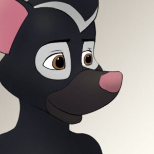 Rating: Safe Score: 0 Tags: 1:1 anthro asker_the_skunk black_body black_fur brown_eyes e621 fur grey_body grey_fur headshot_portrait icon low_res male mammal mephitid nude pink_nose portrait simple_background skunk smile solo User: bunchy7s