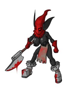 Rating: Questionable Score: 0 Tags: areola axe big_breasts biped black_areola black_body black_breasts black_ears black_inner_ear black_nipples black_skin blood blood_on_boots blood_on_clothing blood_on_footwear blood_on_object blood_on_weapon bodily_fluids boots bottomwear breasts clothed clothing dark_areola dark_body dark_breasts dark_ears dark_inner_ear dark_nipples dark_skin e621 female footwear gloves glowing glowing_eyes grey_bottomwear grey_clothing grey_footwear grey_loincloth handwear holding_axe holding_object hood humanoid humanoid_pointy_ears loincloth lordstevie melee_weapon metal_boots metal_clothing monotone_body monotone_breasts monotone_clothing monotone_gloves monotone_handwear monotone_inner_ear monotone_skin nipples not_furry pointy_ears red_clothing red_eyes red_gloves red_handwear red_hood redcap shoes simple_background solo weapon white_background wide_stance User: bunchy7s