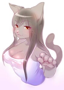 Rating: Questionable Score: 0 Tags: 2014 5_fingers anthro black_hair breasts clothed clothing domestic_cat e621 eyebrows eyelashes felid feline felis female fingers hair half-closed_eyes kemono kiichi long_hair looking_at_viewer mammal narrowed_eyes nipple_outline simple_background solo whiskers white_background yellow_eyes User: bunchy7s