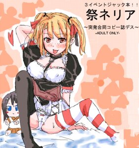 Rating: Explicit Score: 0 Tags: 1girls ayane_suzuki blonde_hair female female_only idolmaster japanese_text mismatched_legwear panties pantyshot plushie rule34 solo tagme thighhighs tongue_out white_panties User: bunchy7s