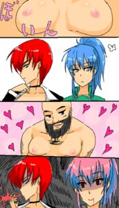 Rating: Explicit Score: 0 Tags: blue_hair chang_koehan female iori_yagami king_of_fighters leona_heidern rule34 snk User: bunchy7s