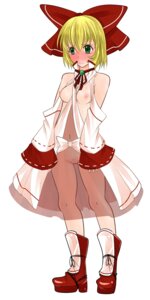Rating: Explicit Score: 0 Tags: 1girls aoshima blonde_hair blush female first_porn_of_character green_eyes hair_ornament hair_ribbon rule34 satsuki_rin solo touhou User: bunchy7s