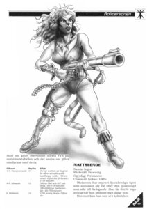 Rating: Safe Score: 0 Tags: 1987 biped claw_necklace claws clothing cybernetic_leg cybernetic_limb cybernetics e621 felid female fighting_pose greyscale gun hi_res holding_object holding_weapon leotard machine mammal melee_weapon monochrome mutant:_after_ragnarok mutant_(franchise) nils_gulliksson_(artist) official_art pose ranged_weapon role-playing_game simple_background solo swedish swedish_text sword tail text translated trophy_necklace weapon white_background User: bunchy7s