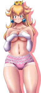 Rating: Explicit Score: 0 Tags: blush breasts color crown ear_piercing elbow_gloves female female_only frills frilly_panties front_view gloves human kihaiu mario_(series) nintendo piercing princess_peach rule34 smooth_skin solo standing tagme topless User: bunchy7s