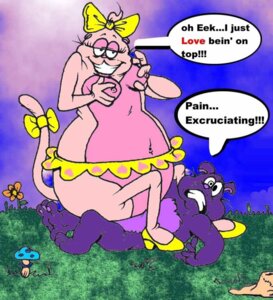 Rating: Explicit Score: 0 Tags: 1boy 1girls annabelle_(eek!_the_cat) cat cowgirl_position eek!_the_cat eek_(eek!_the_cat) feline female female_on_top male obese overweight overweight_female rule34 size_difference User: bunchy7s