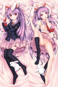 Rating: Explicit Score: 0 Tags: barefoot black_legwear black_thighhighs blazer breasts bunny bunny_ear dakimakura feet female legs long_hair lying necktie nipples noodle_(dakemakura) purple_hair pussy red_eyes reisen_udongein_inaba rule34 single_thighhigh sock_pull solo spread_legs thighhighs touhou uncensored User: bunchy7s