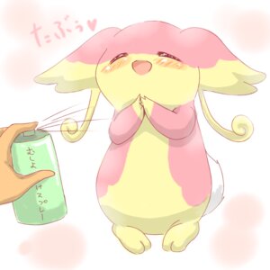 Rating: Safe Score: 0 Tags: 1:1 ambiguous_gender audino big_ears blush disembodied_hand duo e621 eot8brz4t6 eyes_closed generation_5_pokemon human japanese_text mammal nintendo open_mouth pokemon pokemon_(species) simple_background spray_can standing text translation_request white_background User: bunchy7s