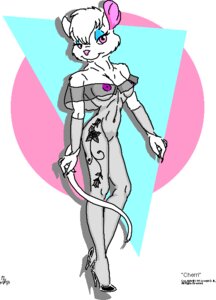 Rating: Questionable Score: 0 Tags: anthro breasts cherri_(joseph_ny) clothing e621 female footwear high_heels house_mouse joseph_ny mammal mouse murid murine nipples pinup pose rodent shoes solo tail User: bunchy7s
