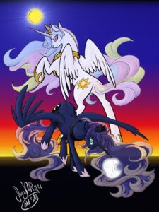 Rating: Safe Score: 0 Tags: cutie_mark day_night_shift duo e621 equid equine feathered_wings feathers female feral friendship_is_magic hasbro hi_res horn mammal my_little_pony mythological_creature mythological_equine mythology princess princess_celestia_(mlp) princess_luna_(mlp) quadruped royalty sibling_(lore) sister_(lore) sisters_(lore) soranoryu tail winged_unicorn wings yin_yang_symbolism User: bunchy7s