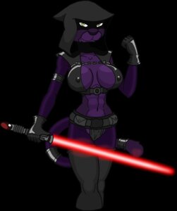 Rating: Questionable Score: 0 Tags: anthro breasts clothing delin_gri e621 felid female gloves greg_panovich handwear holding_lightsaber holding_melee_weapon holding_object holding_sword holding_weapon leather legwear lightsaber looking_at_viewer mammal medium_breasts melee_weapon nipples red_lightsaber sith solo star_wars stockings sword tail weapon User: bunchy7s
