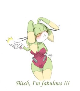 Rating: Safe Score: 0 Tags: 2014 5_fingers :< android anthro big_breasts biped bit-small blush breasts bunny_costume charity_the_rabbit cleavage clothed clothing costume countershade_face countershading e621 english_text eyelashes eyes_closed female fingers gloves green_body handwear heart_symbol hi_res lagomorph leotard leporid long_ears long_eyelashes machine mammal portrait profanity rabbit red_clothing red_leotard robot sega shirt_cuffs simple_background snapping_fingers solo sonic_the_hedgehog_(series) strapless_clothing strapless_leotard text three-quarter_portrait white_background white_body white_clothing white_countershading white_gloves white_handwear white_shirt_cuffs yellow_body User: bunchy7s