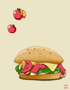 Rating: Safe Score: 0 Tags: animated animated_gif apple applejack_(mlp) big_macintosh_(mlp) blonde_hair burger burger_bun cheese cheese_singles cutie_mark dairy_products duo e621 earth_pony equid equine eyes_closed female feral food freckles friendship_is_magic fruit fur hair hasbro horse in_food male mammal micro my_little_pony norang94 orange_body orange_fur plant pony red_body red_fur short_playtime sleeping User: bunchy7s