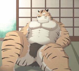 Rating: Explicit Score: 0 Tags: 2013 abs anthro anus biceps big_muscles biped clothed clothing e621 felid fur hair looking_at_viewer male mammal markings muscular muscular_anthro muscular_male nipples pantherine pecs pose singa solo stripes tiger topless User: bunchy7s