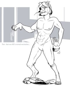 Rating: Questionable Score: 0 Tags: 4:5 abs angrboda anthro canid canine canis claws digitigrade domestic_dog e621 english_text fur gender_transformation hair male mammal navel nude paws solo teeth text transformation whiskers User: bunchy7s