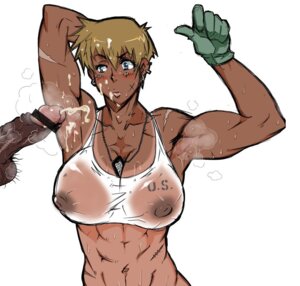 Rating: Explicit Score: 0 Tags: 1boy 1girls abs ahe_gao areola arm_behind_head armpit_sex armpits army balls biceps big_penis blonde_hair blue_eyes blush breasts censored character_request cum cum_on_armpit cum_on_face dark-skinned_female dark_skin dog_tags ear_piercing ejaculation erect_nipples erection female glove gloves huge_cock large_breasts large_penis lipstick male milf muscles muscular muscular_female navel nipples orgasm penis piercing pointless_censoring pubic_hair rule34 scar see-through short_hair simple_background skin_tight smell soil_(artist) source_request sweat tan_skin testicles toned User: bunchy7s
