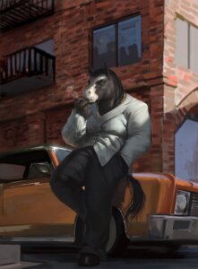 Rating: Safe Score: 0 Tags: anthro biceps biped black_hair bottomwear brown_body brown_fur car cigarette clothed clothing e621 equid equine fur hair headlight hi_res hooves horse jewelry loculi looking_at_viewer male mammal muscular muscular_anthro muscular_male necklace pants pecs pose shirt smoke smoking solo standing topwear vehicle white_body white_clothing white_fur white_shirt white_topwear yellow_eyes User: bunchy7s Rating: Safe Score: 0 Tags: anthro biceps biped black_hair bottomwear brown_body brown_fur car cigarette clothed clothing e621 equid equine fur hair headlight hi_res hooves horse jewelry loculi looking_at_viewer male mammal muscular muscular_anthro muscular_male necklace pants pecs pose shirt smoke smoking solo standing topwear vehicle white_body white_clothing white_fur white_shirt white_topwear yellow_eyes User: bunchy7s