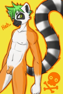 Rating: Explicit Score: 0 Tags: 1boy anthro calavera_dias_azucar chevi furry lemur male male_only nude penis piercing primate rule34 solo_male User: bunchy7s