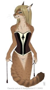 Rating: Explicit Score: 0 Tags: african_golden_cat anthro blonde_hair bottomless breasts caracal_(genus) clothed clothing corset e621 felid feline female genitals hair lingerie looking_at_viewer mammal pose shinigamigirl shinnie_(shinigamigirl) simple_background slim smile solo tail thigh_gap topwear vulva watermark wide_hips User: bunchy7s