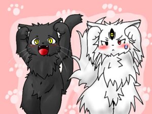 Rating: Safe Score: 0 Tags: 3_eyes :d ambiguous_gender anthro black_body black_fur blush bodily_fluids caramelldansen domestic_cat duo e621 fangs felid feline felis fluffy fur heterochromia koishi_chikasa mammal meme multi_eye navel open_mouth smile sweat sweatdrop tail teeth whiskers white_body white_fur yellow_eyes User: bunchy7s Rating: Safe Score: 0 Tags: 3_eyes :d ambiguous_gender anthro black_body black_fur blush bodily_fluids caramelldansen domestic_cat duo e621 fangs felid feline felis fluffy fur heterochromia koishi_chikasa mammal meme multi_eye navel open_mouth smile sweat sweatdrop tail teeth whiskers white_body white_fur yellow_eyes User: bunchy7s