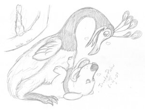 Rating: Explicit Score: 0 Tags: 2009 disney dug_(up) female insaneproxy_(artist) kevin_(up) male monochrome penis pixar rough_sketch rule34 tagme up_(film) User: bunchy7s