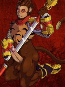 Rating: Explicit Score: 0 Tags: 3:4 anthro balls blackbear e621 erection genitals glans haplorhine hi_res humanoid_genitalia humanoid_penis journey_to_the_west kneeling league_of_legends male mammal monkey muscular muscular_male penis primate riot_games smile smiling_at_viewer solo sun_wukong teeth tencent wukong_(lol) User: bunchy7s