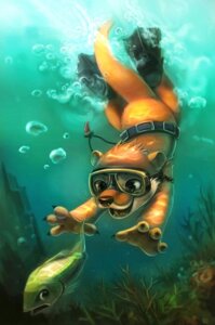 Rating: Safe Score: 0 Tags: 2012 ambiguous_gender aquatic chasing detailed detailed_background digital_media_(artwork) diving duo e621 eyewear feral fish goggles humor jewelry mammal mustelid necklace otter redclaw_(redclawtheotter) silverfox5213 solo_focus tail toony underwater water User: bunchy7s
