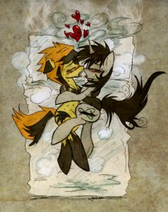 Rating: Questionable Score: 0 Tags: bed big_head bird's-eye_view blush bodily_fluids brown_hair cutie_mark digital_media_(artwork) duo e621 earth_pony equid equine eyes_closed fan_character female feral french_kissing furniture hair hasbro heart_symbol high-angle_view horn horse kissing leg_markings long_hair lying male male/female mammal markings my_little_pony mythological_creature mythological_equine mythology nude on_bed on_side open_mouth orange_hair pony quadruped saliva saliva_string skutchi smoke socks_(marking) tail tongue toony unicorn User: bunchy7s