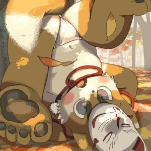 Rating: Questionable Score: 0 Tags: 1:1 anthro blush canid canine clothing digital_media_(artwork) dipstick_tail e621 fox gappu hands_behind_head kemono leaf looking_at_viewer male mammal markings mask oekaki open_mouth plant red_fox smile solo tail tail_markings tree true_fox underwear upside_down wood young young_anthro young_male User: bunchy7s