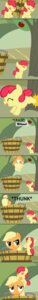 Rating: Safe Score: 0 Tags: absurd_res apple_bloom_(mlp) apple_tree applejack_(mlp) beavernator blonde_hair bucket comic container e621 earth_pony equid equine female feral food freckles friendship_is_magic frown fruit fruit_tree fur green_eyes hair hasbro hi_res horse long_image mammal my_little_pony open_mouth orange_body orange_fur outside plant pony red_hair smile tall_image tongue tree upside_down young young_feral User: bunchy7s