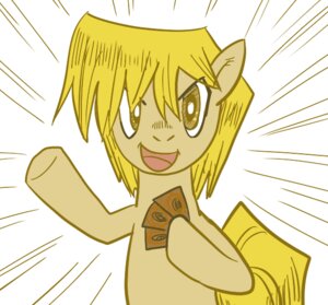 Rating: Safe Score: 0 Tags: alternate_species big_head brown_eyes card card_hand crossover e621 equid equine front_view fur hasbro holding_card holding_object horse joey_wheeler konami looking_at_viewer male mammal my_little_pony nude open_mouth open_smile ponification pony simple_background smile solo style_emulation tan_body tan_fur toei_animation toony trading_card unknown_artist white_background yu-gi-oh! yu-gi-oh!_duel_monsters yu-gi-oh_card zoom_lines User: bunchy7s