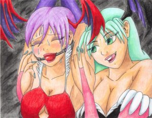 Rating: Explicit Score: 0 Tags: ball_gag bondage breasts cleavage clothing darkstalkers demon demon_girl female gag gagged green_hair large_breasts lilith_aensland morrigan_aensland purple_hair rule34 sisters small_breasts snailshell succubus tickling User: bunchy7s