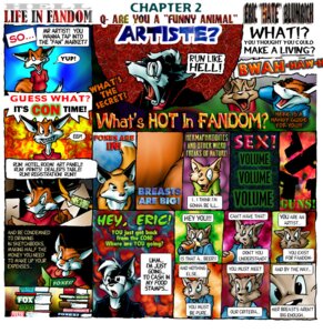 Rating: Questionable Score: 0 Tags: 1994 comic commentary convention digital_media_(artwork) e621 eric_blumrich fandom furry_fandom group life_in_fandom_(eric_blumrich) male market meta_humor rant tail User: bunchy7s