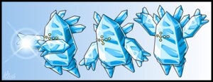 Rating: Safe Score: 0 Tags: 3_fingers 7_eyes ambiguous_gender attack blue_background claws digital_drawing_(artwork) digital_media_(artwork) e621 featureless_legs feral fingers generation_3_pokemon glistening glistening_arms glistening_body glistening_fingers glistening_hands glistening_legs gradient_background ice ice_body ice_spikes legendary_pokemon matt_roszac multi_eye nintendo pokemon pokemon_(species) pokemon_move regice simple_background simple_eyes solo spikes white_background yellow_eyes User: bunchy7s